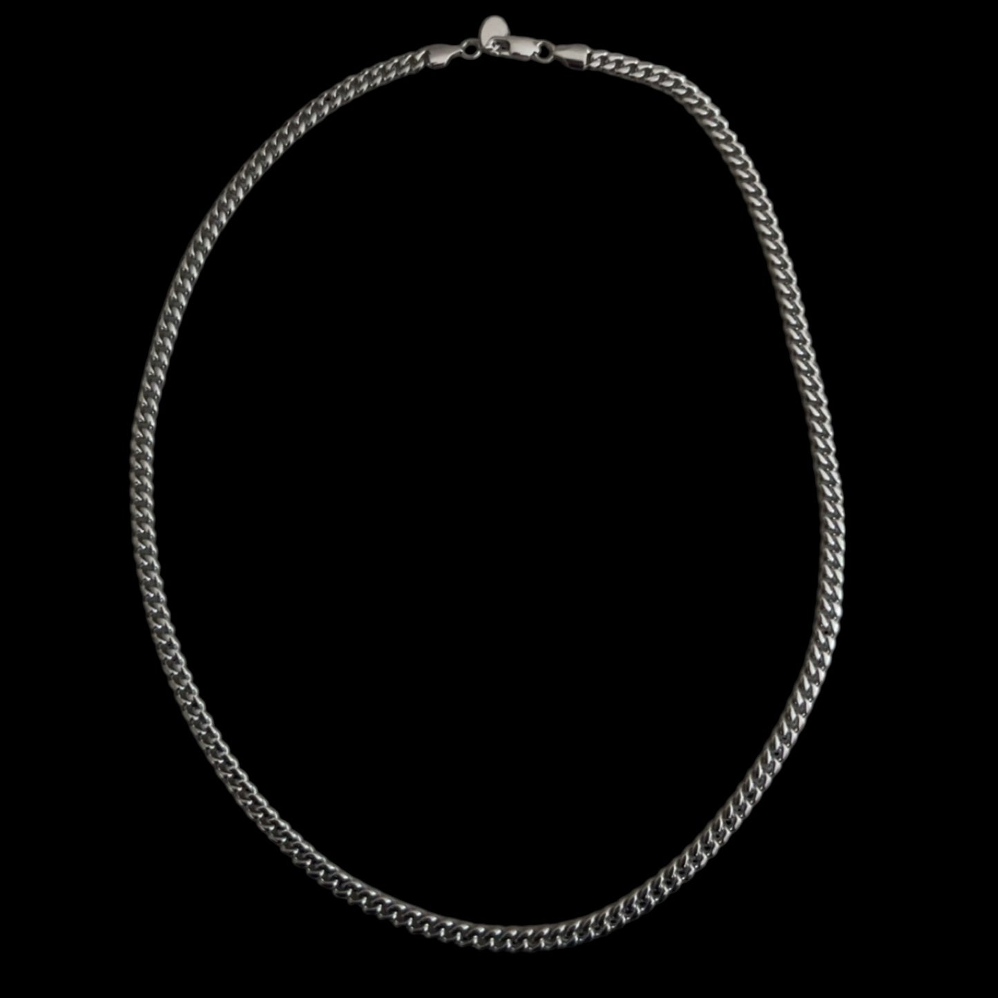 Pansarlänk halsband silver 5mm