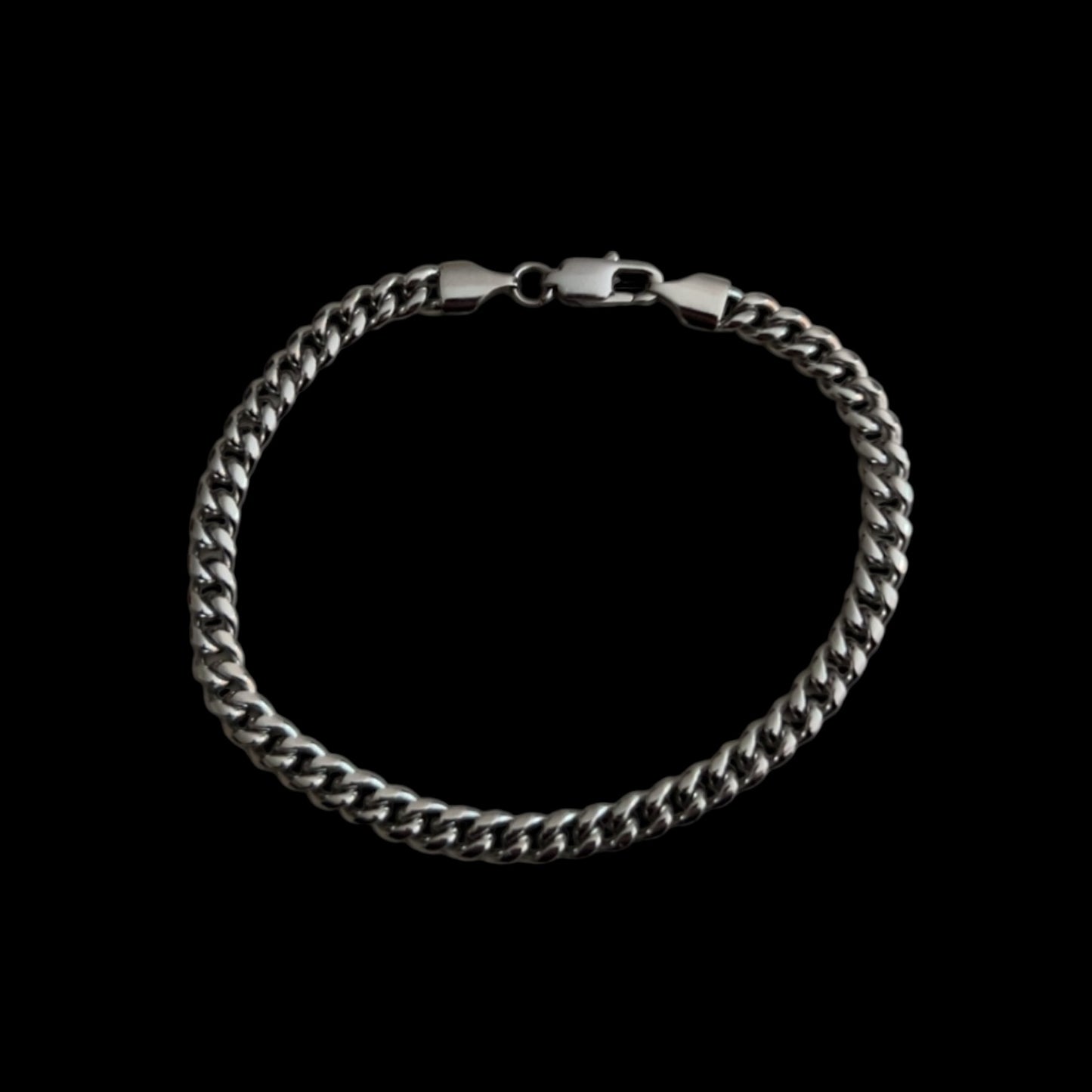 Pansarlänk armband silver 5mm