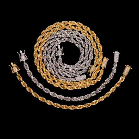 Cordell halsband 5mm med diamantlås